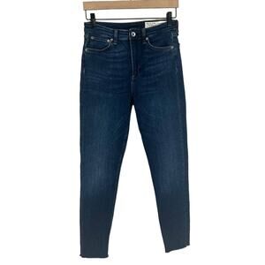 RAG &‎ BONE Womens Nina High Rise Skinny Jeans Jasper Blue Size 27